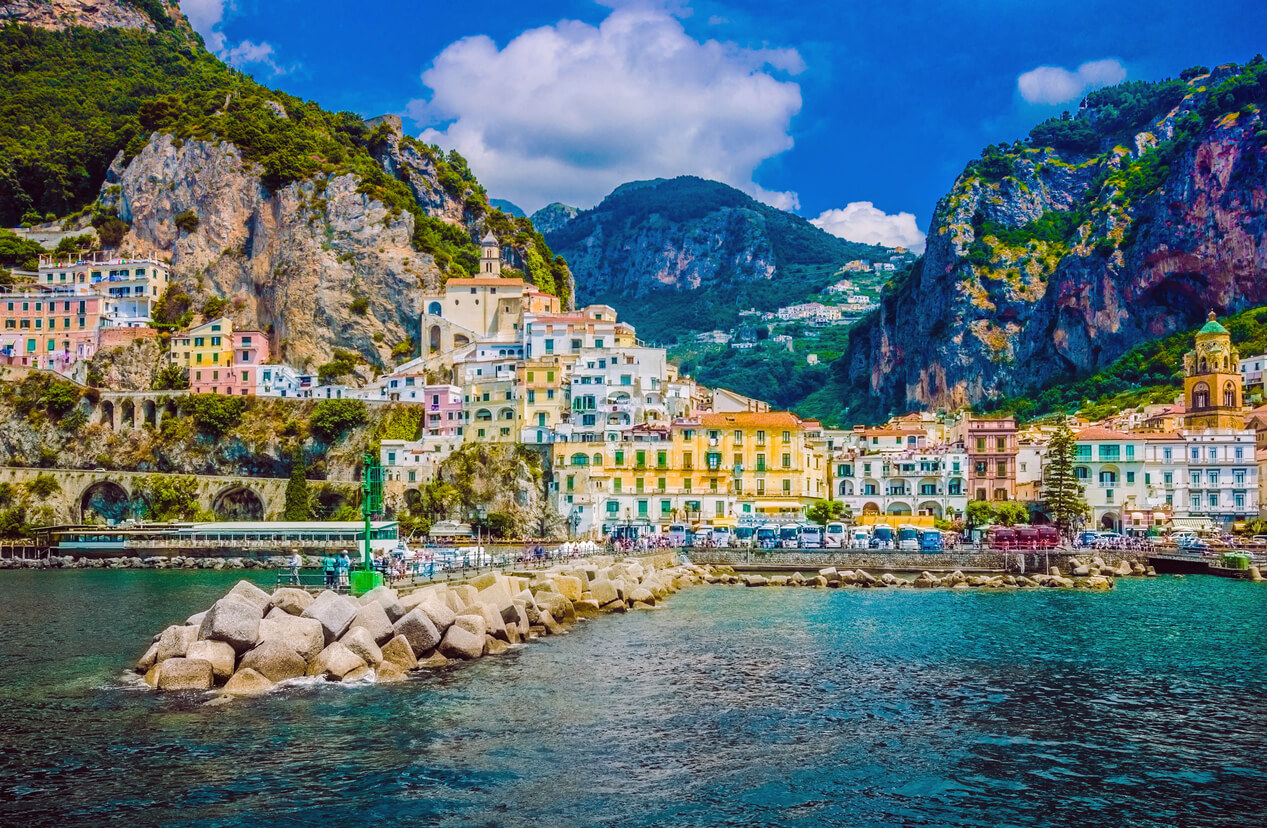Weer in Amalfi in September 2024 Gemiddelde Temperatuur in September