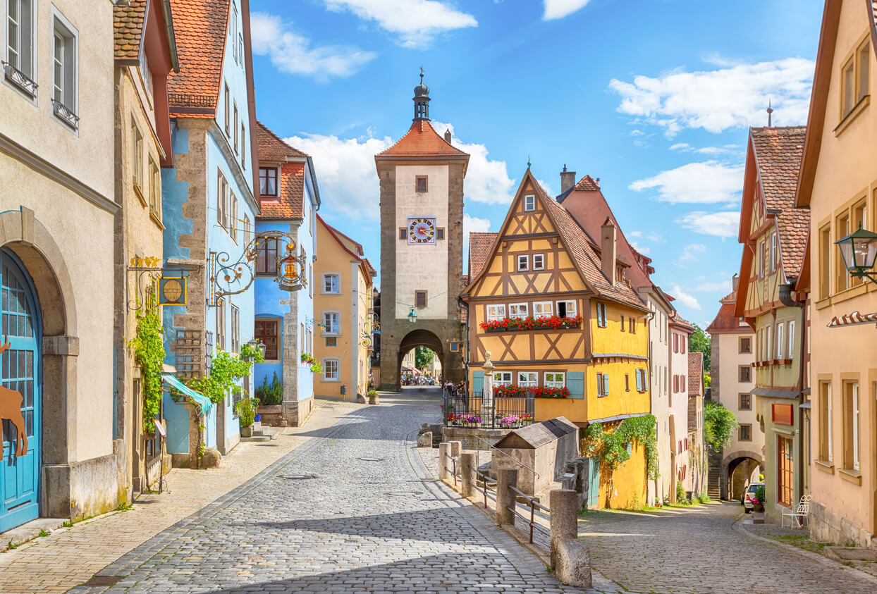 Beieren : Ville médiévale de Rothenburg ob der Tauber en Bavière