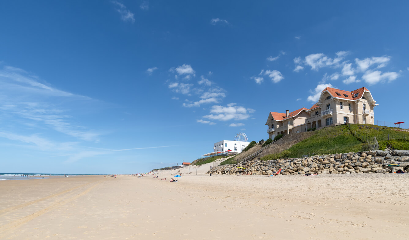 Biscarrosse : La plage de Biscarrosse