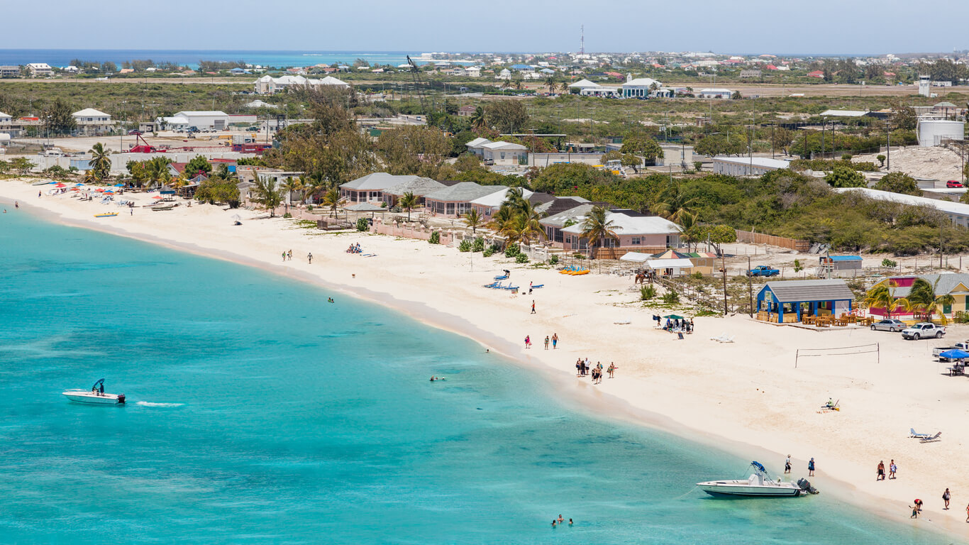 Cockburn Town (Grand Turk) : Plage de Cockburn sur l'île de Grand Turk