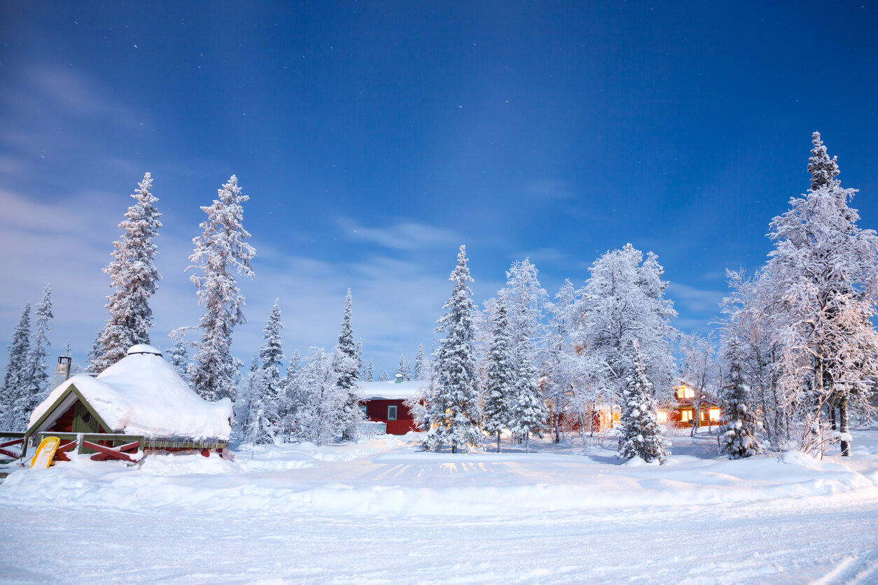 Lapland: Paysage d'hiver à Kiruna