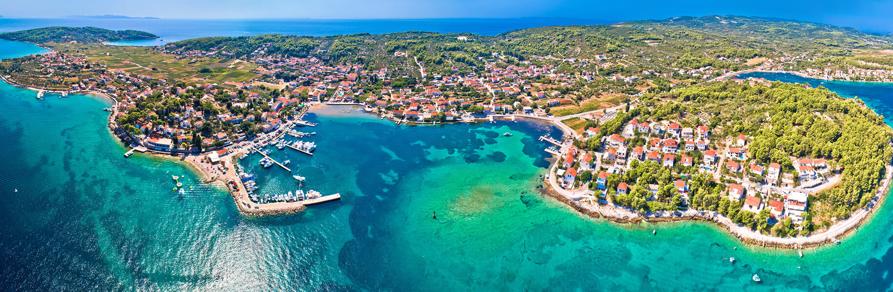Eiland Korčula : Île de Korcula Eiland Korčula : Île de Korcula