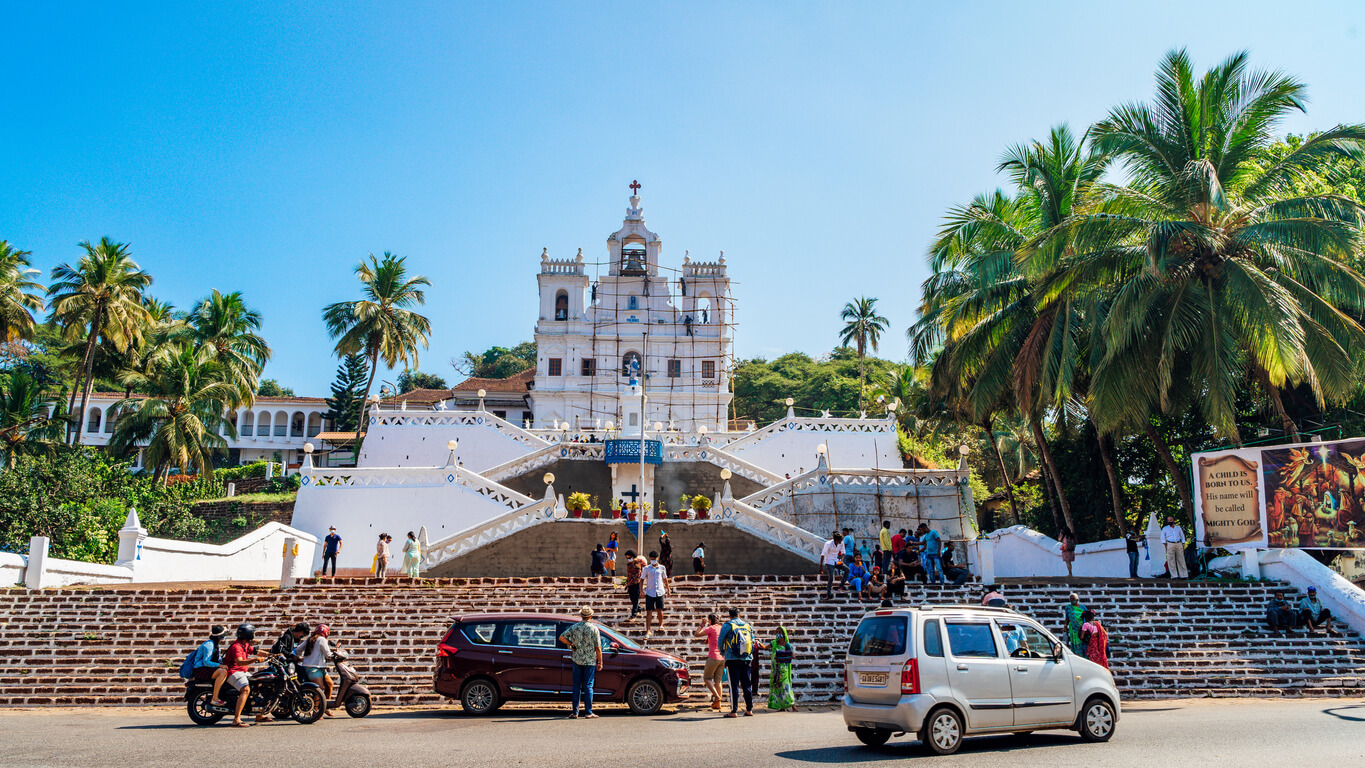Panjim : Notre-Dame-de-l’Immaculée Conception à Panaji