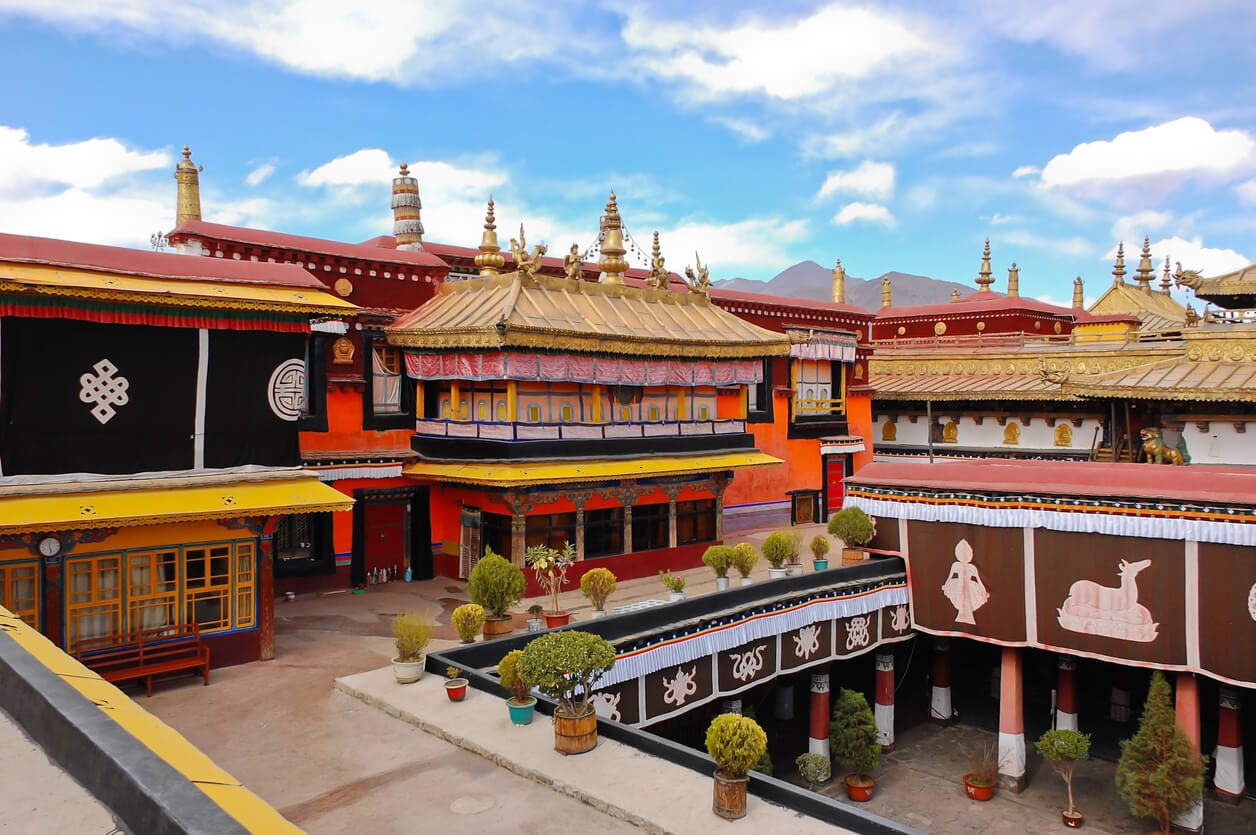 Tibet: Monastère de Jokhang à Lhassa