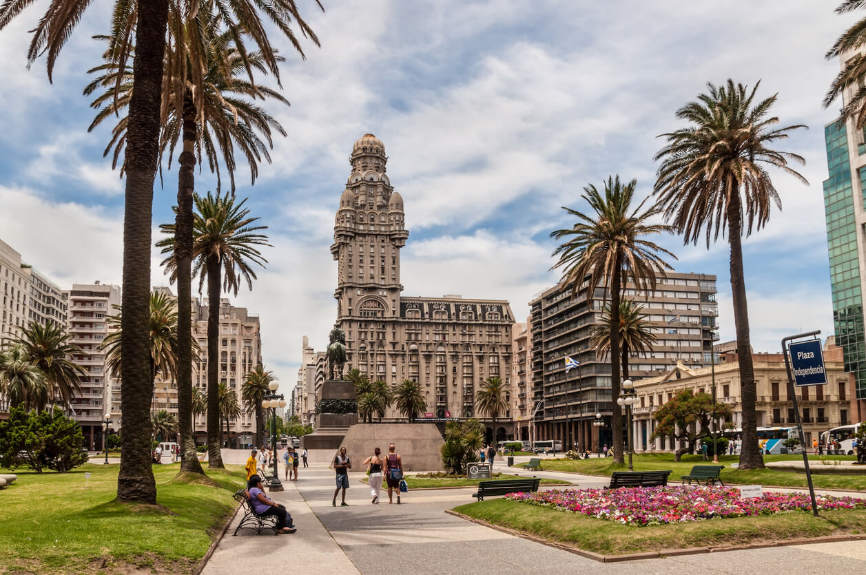 Uruguay: Plaza indepedencia à Montevideo