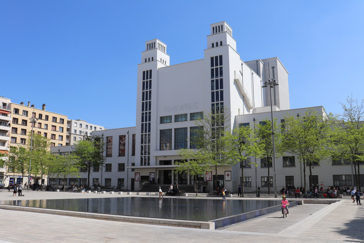 Villeurbanne : Le TNP (théâtre national populaire) à Villeurbanne