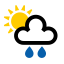 Zware regen soms